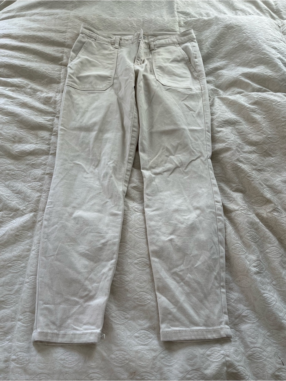 Women’s Sanctuary Light Beige Straight-Leg Chinos size 29